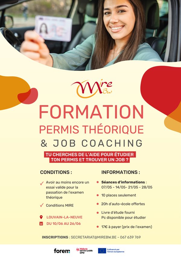 Permis théorique & Job coaching Permis théorique & Job coaching